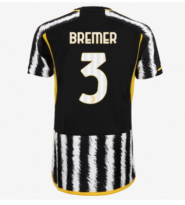 Juventus Gleison Bremer #3 Primera Equipación Mujer 2023-24 Manga Corta